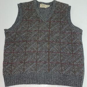 Vintage Oakton Limited wool Sweater Vest Size Large